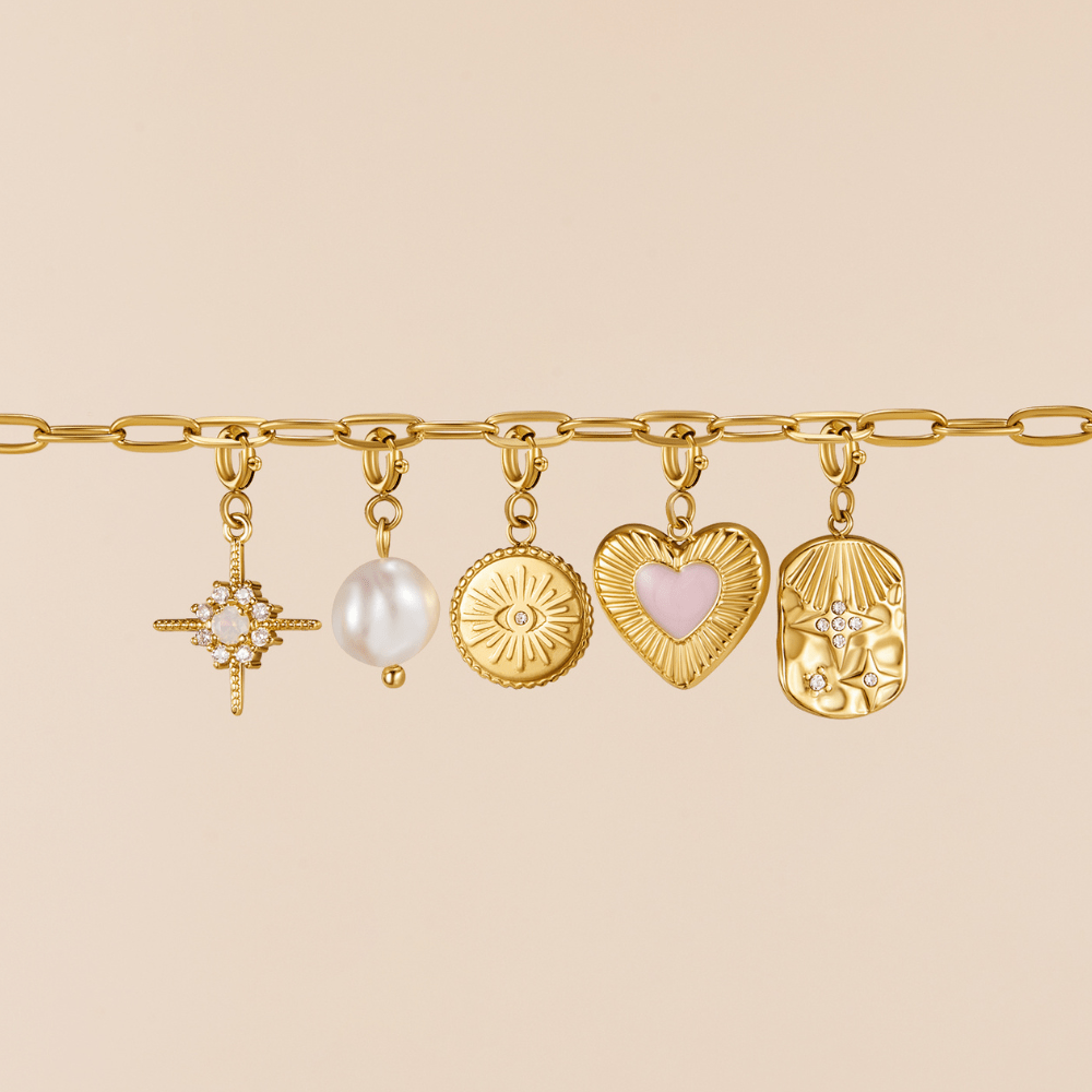 Crystal North Star Charm - Beautiful Earth Boutique