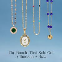 Gold Necklaces - Any 5 Pieces Bundle Deal - Beautiful Earth Boutique