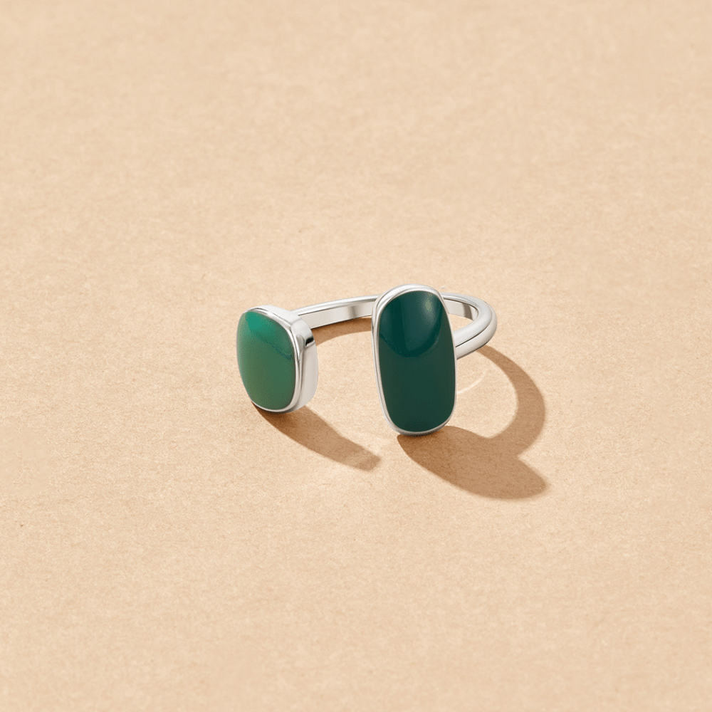 Green Willow Silver Wrap Ring - Beautiful Earth Boutique