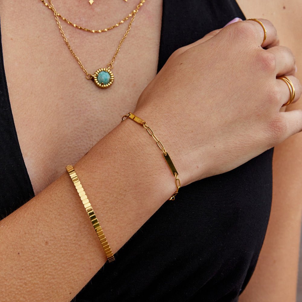 Hailey Gold Chain Bracelet - Beautiful Earth Boutique