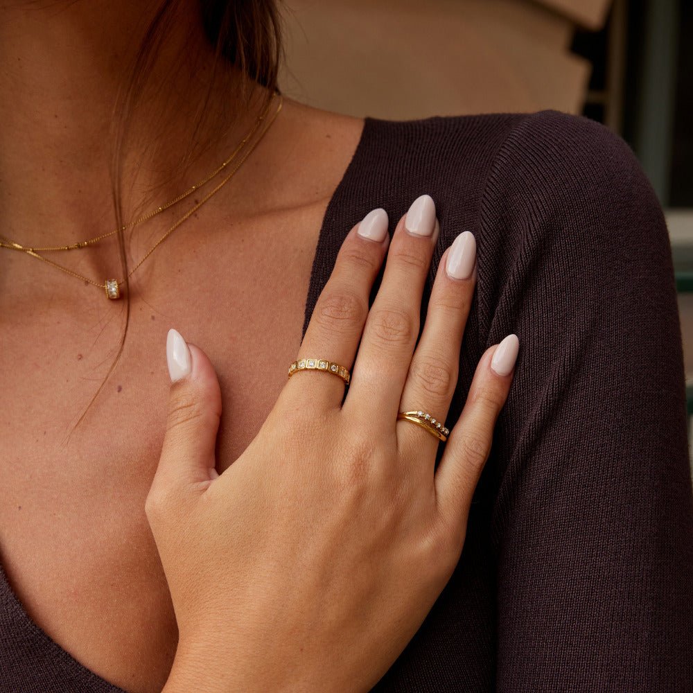 Hera Gold Crystal Ring - Beautiful Earth Boutique