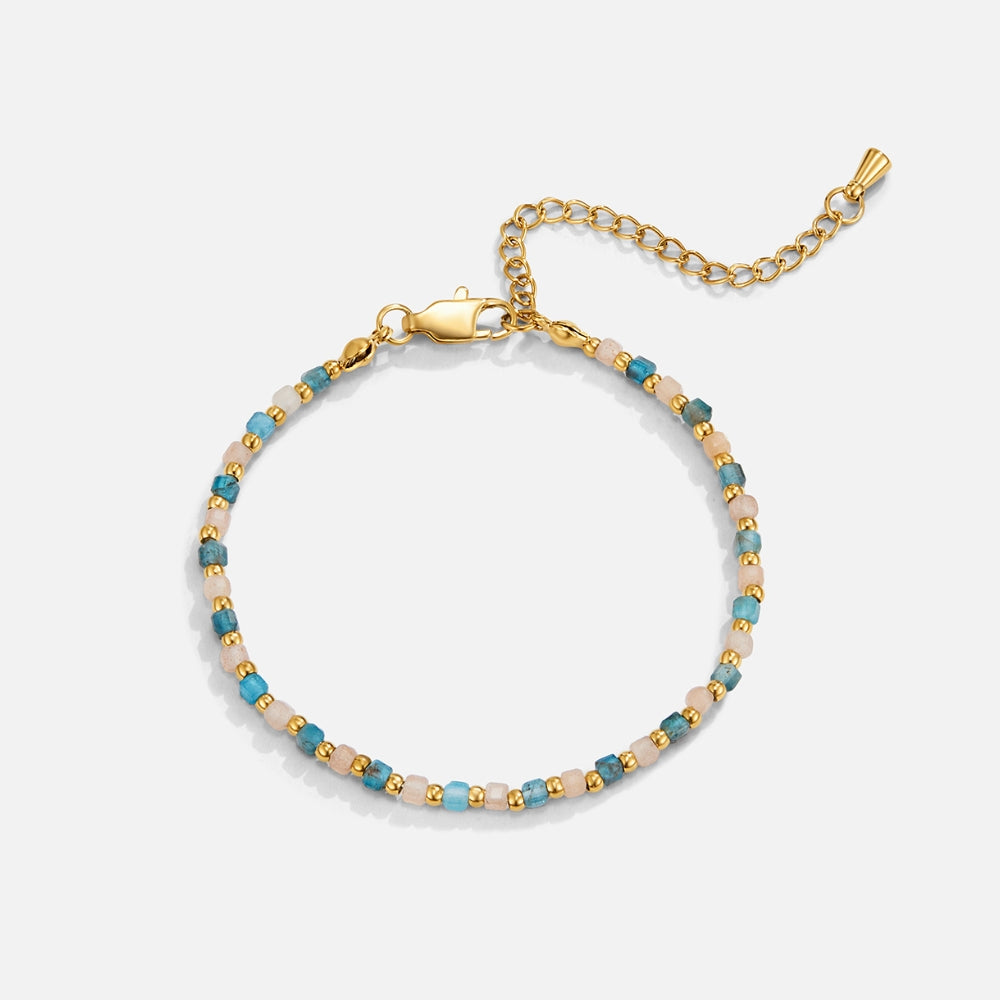 Alashan Blue Bead Bracelet