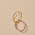 Ayla Three Toned Layered Ring - Beautiful Earth Boutique