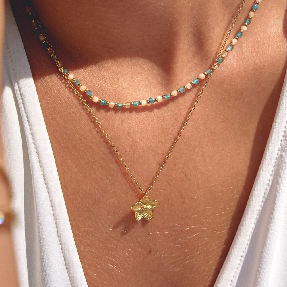 Blooming Gold Flower Necklace