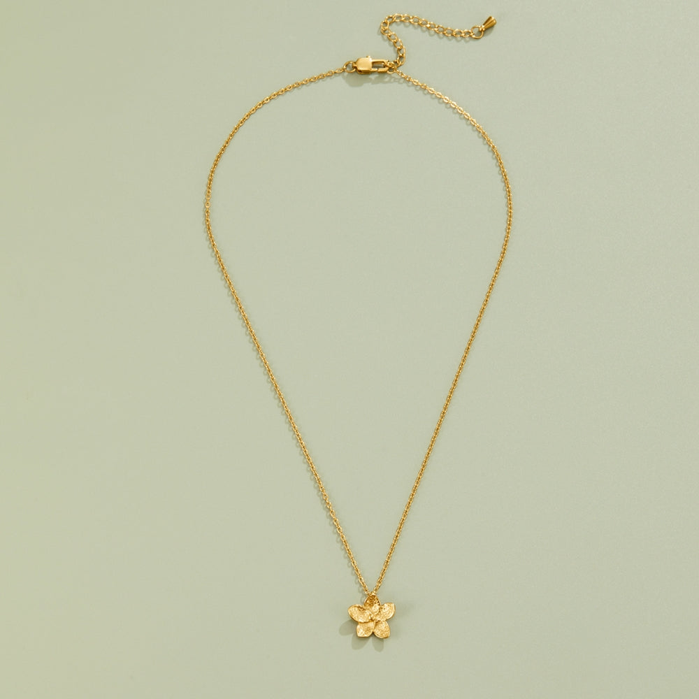 Blooming Gold Flower Necklace