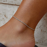 Cordelia Gold Tennis Anklet - Beautiful Earth Boutique