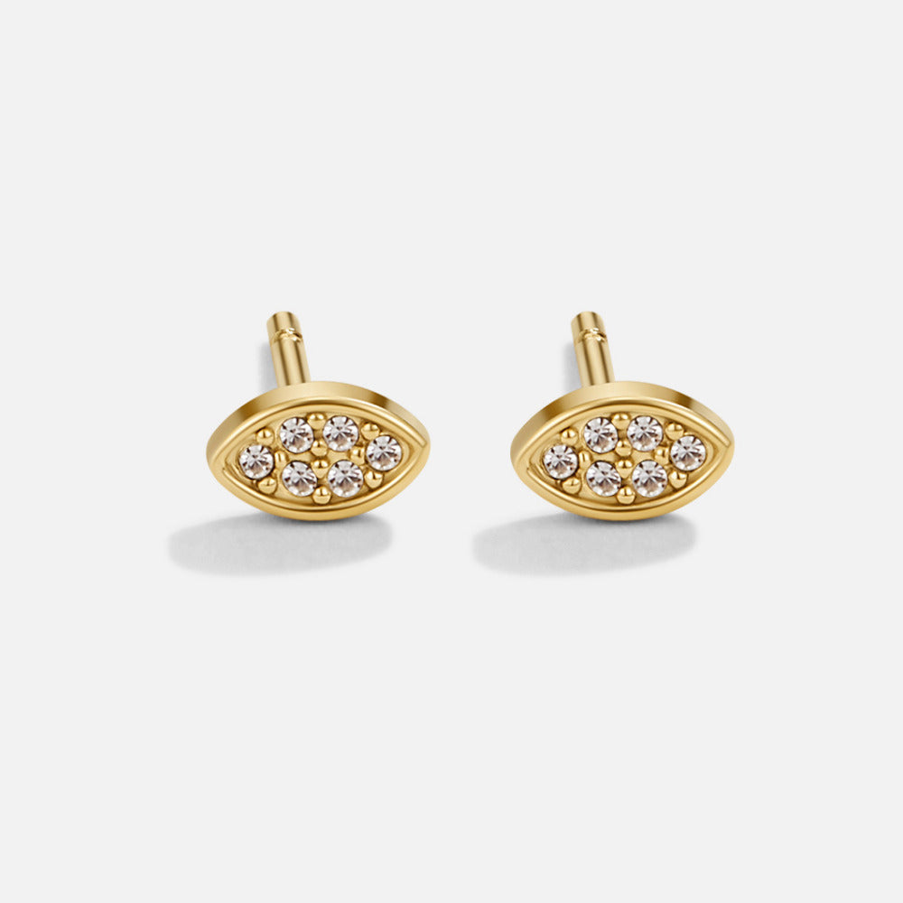 Gold Montana Stud Earrings