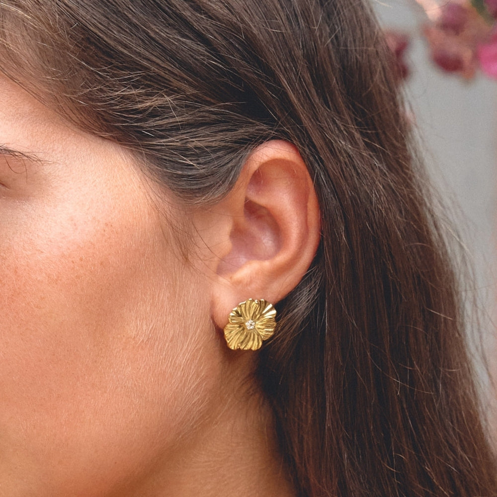 Golden Bloom Earrings