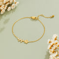 Golden Crystal Vine Bracelet