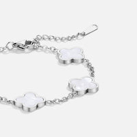 Silver Clover Bracelet - Beautiful Earth Boutique