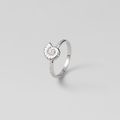 Silver Spiral Shell Ring
