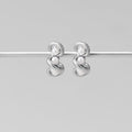 Tara Silver Entwined Pearl Earrings
