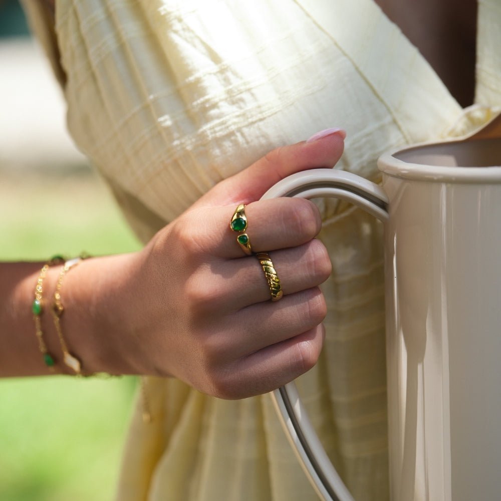 Calira Twisted Infinity Ring - Beautiful Earth Boutique
