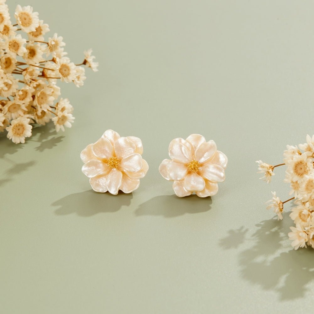 Camelia Bloom Earrings - Beautiful Earth Boutique
