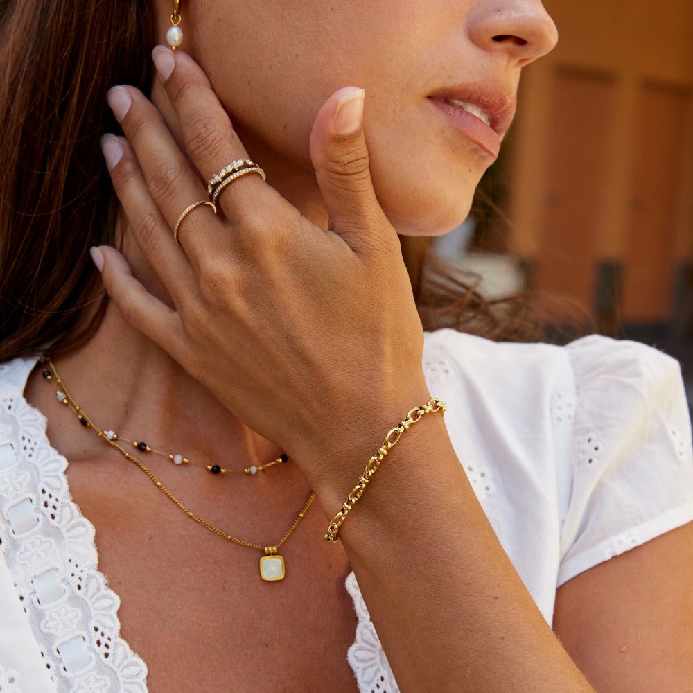 Cami Knotted Link Bracelet - Beautiful Earth Boutique