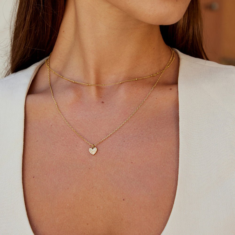 'Crazy in Love' Heart Necklace - Beautiful Earth Boutique