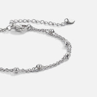 Silver Gaia Layered Bracelet