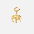 Gold Elephant Charm - Beautiful Earth Boutique