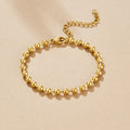 Gold Lulu Bead Bracelet - Beautiful Earth Boutique