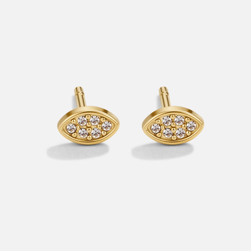 Gold Montana Stud Earrings - Beautiful Earth Boutique