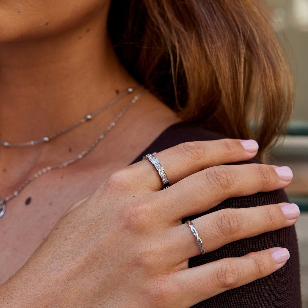 Hera Silver Crystal Ring - Beautiful Earth Boutique