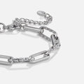 Jihan Chunky Silver Chain Bracelet - Beautiful Earth Boutique