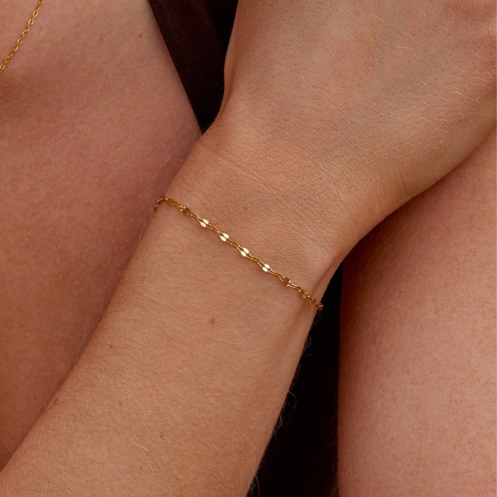 Leila Gold Chain Bracelet - Beautiful Earth Boutique
