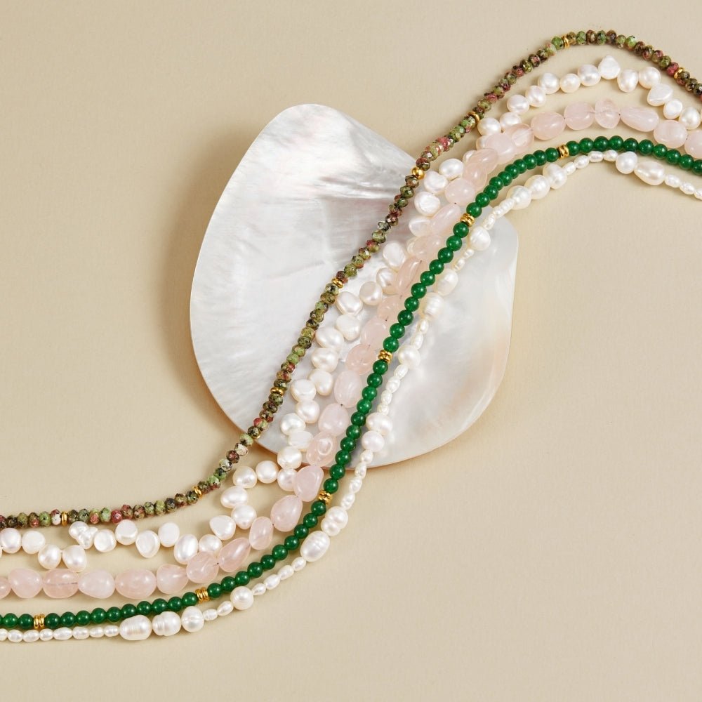Lush Green Bead Necklace - Beautiful Earth Boutique
