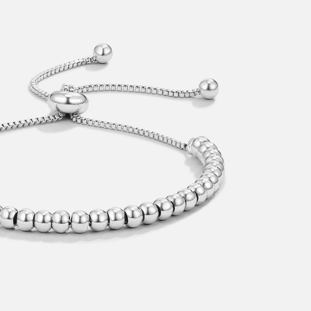 Niloya Beaded Silver Bracelet - Beautiful Earth Boutique