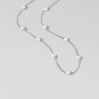Nura Pearl Silver Necklace - Beautiful Earth Boutique
