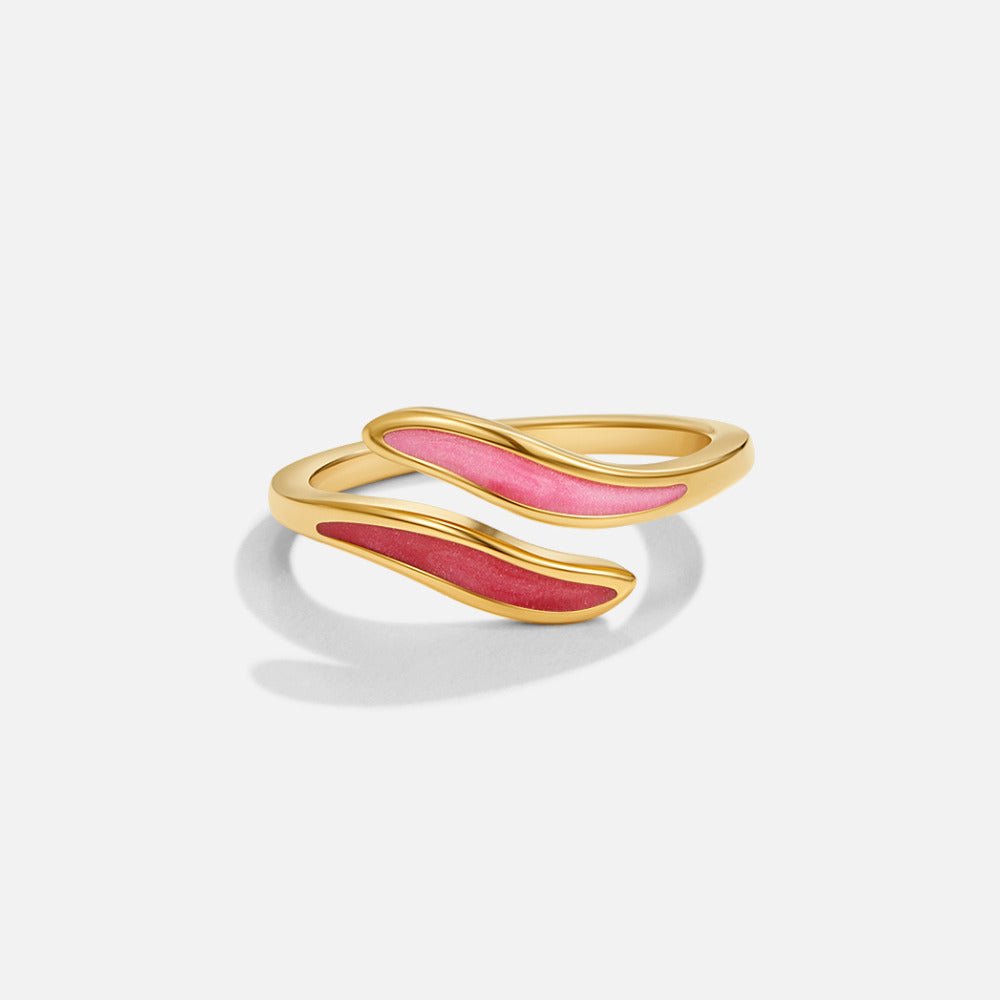 Pink Blush Wrap Ring - Beautiful Earth Boutique