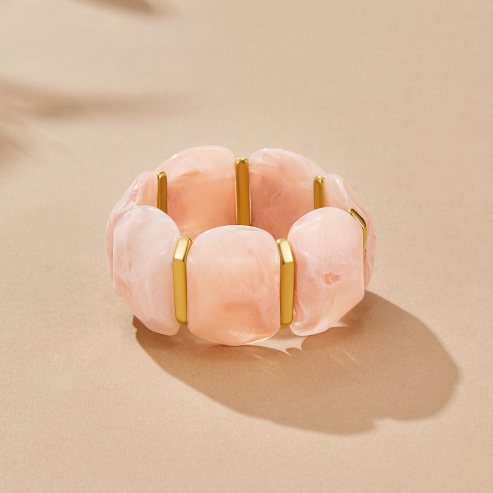 Rose Quartz Elastic Bracelet - Beautiful Earth Boutique