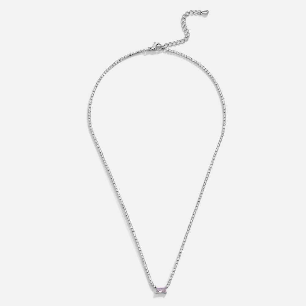 Silver Luxe Crystal Necklace - Beautiful Earth Boutique