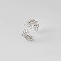 Silver Wildflower Infinity Ring - Beautiful Earth Boutique