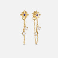 Starburst Crystal Drop Earrings - Beautiful Earth Boutique