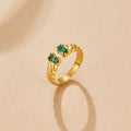 Tara Vintage Emerald Ring - Beautiful Earth Boutique