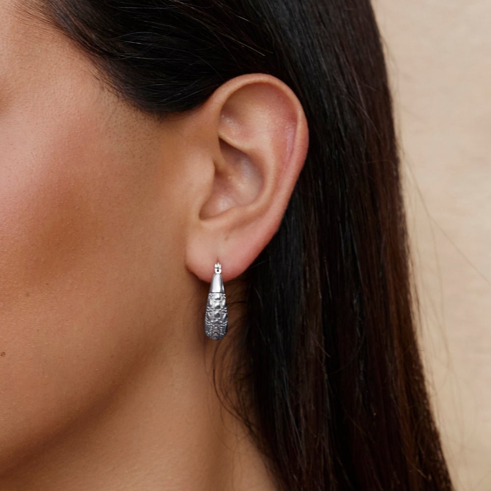 Vintage Silver Cleofe Earrings - Beautiful Earth Boutique