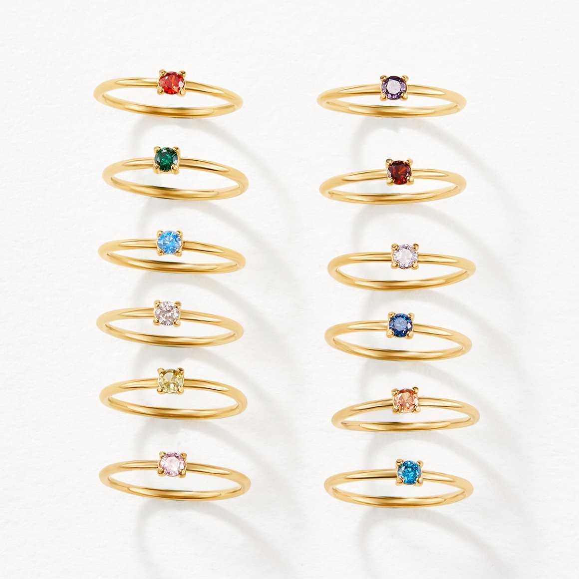 August Birthstone 18K Gold Ring - Beautiful Earth Boutique