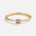 Birthstone 18K Gold Rings - Beautiful Earth Boutique